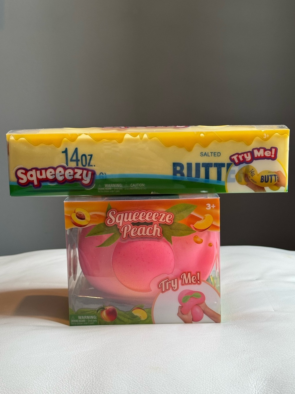 SHIPS TODAY! Butter Peach Sunny Days Squeezy Squishy Toy New TikTok